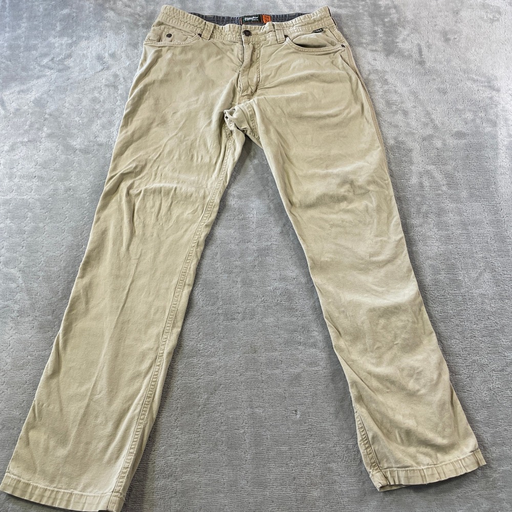 Howler Bros Frontside 5Pocket Pants Mens 30x30 Khaki Stretch Canvas Outdoor